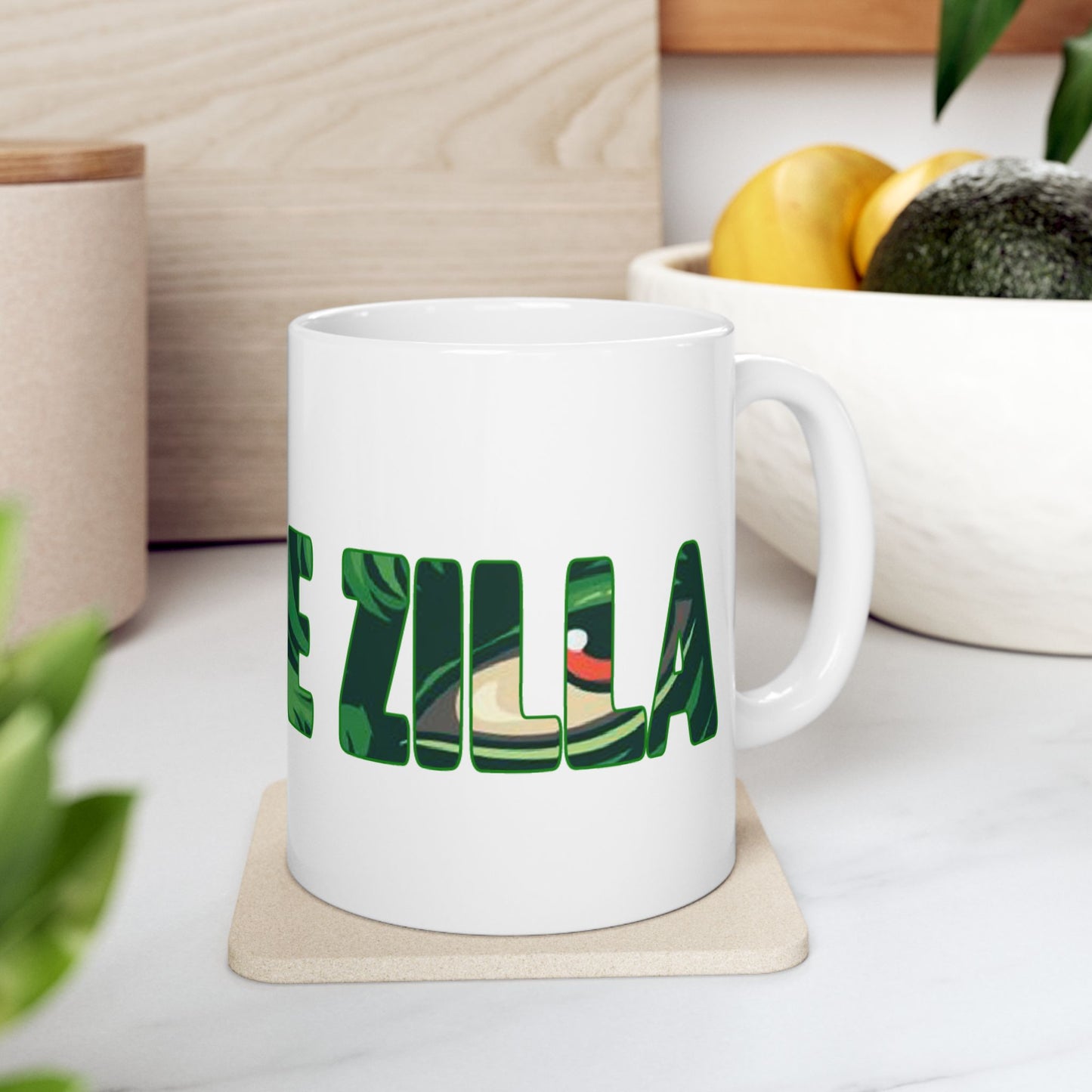 MemeZilla Ceramic Mug, (11oz)