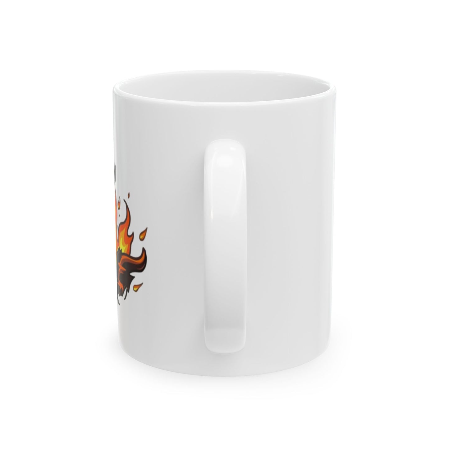Fire Chicken Ceramic Mug, (11oz)