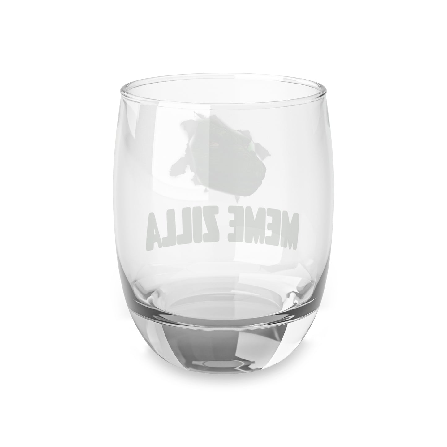 MemeZilla Whiskey Glass