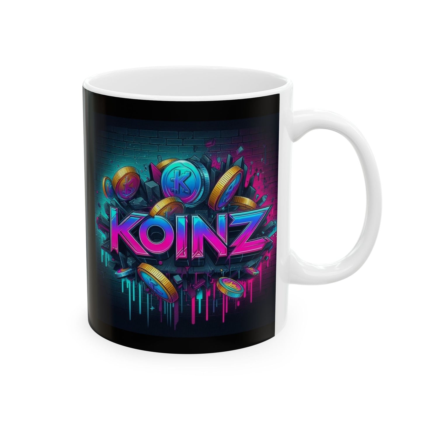 $KOINZ Ceramic Mug, (11oz)