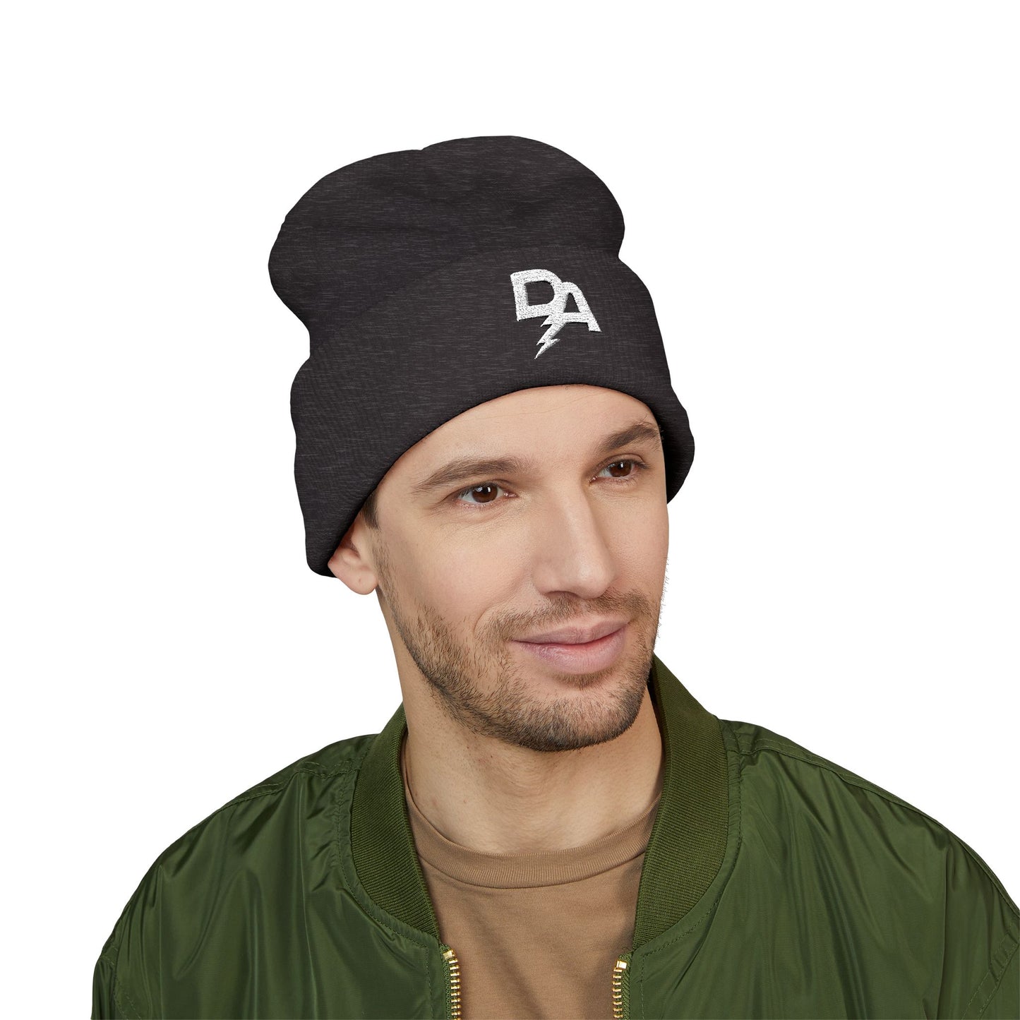 Classic Cuffed Beanie - Cozy Winter Accessory, Embroidered Fashion Hat, Unisex Gift for Holidays, Warm Beanie for Everyday Use