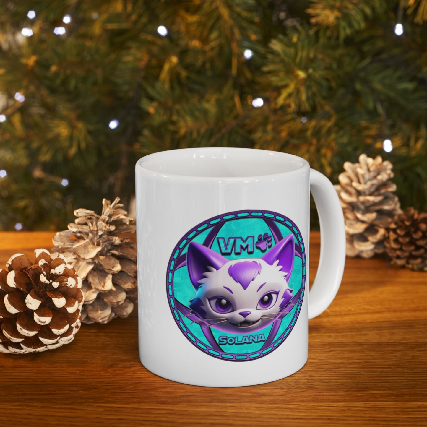 VM Cats Ceramic Mug, (11oz)