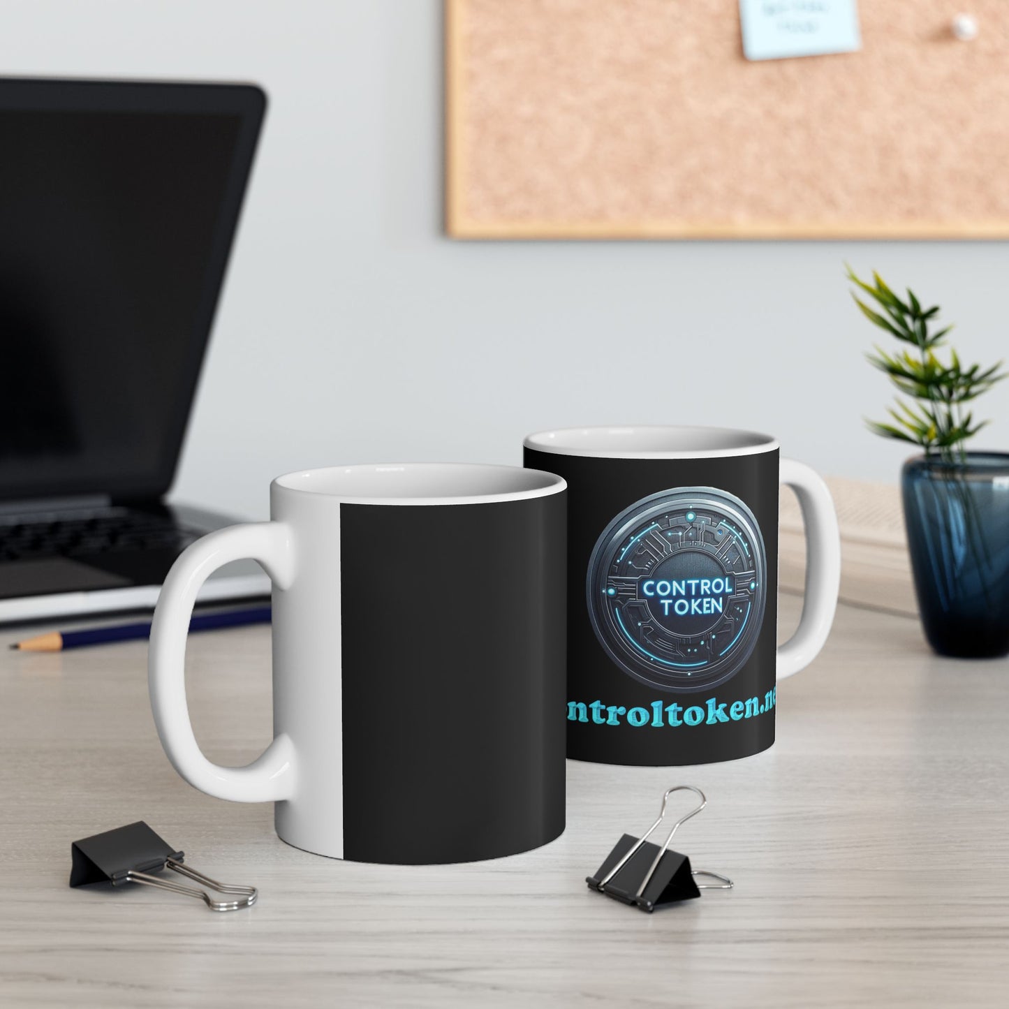 Control Token Mug, (11oz)