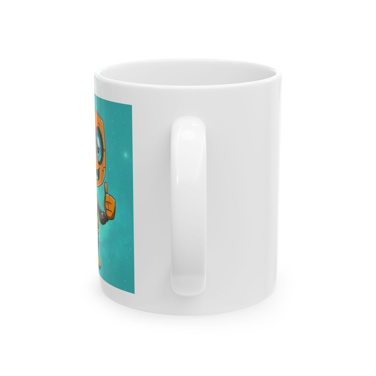 Robie The Robot Ceramic Mug, (11oz, 15oz)