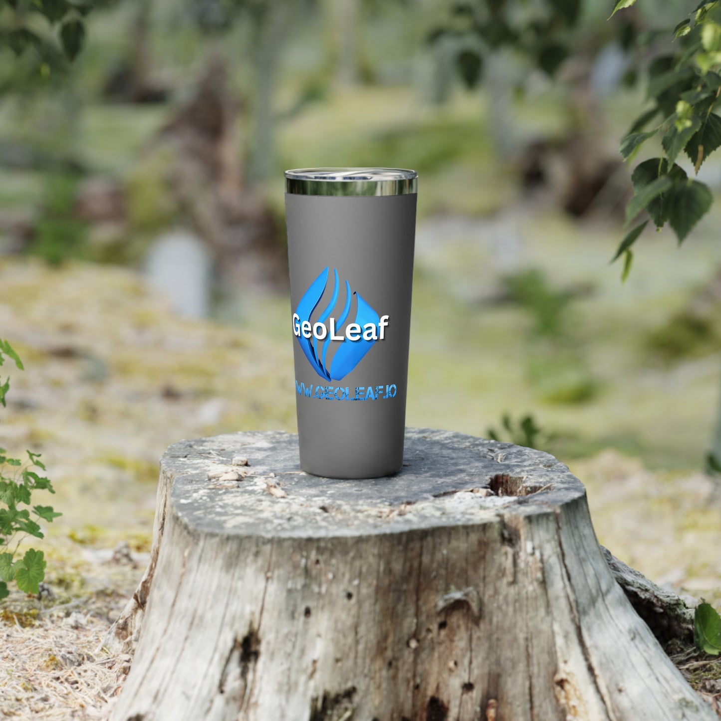 GeoLeaf Token Copper Vacuum Insulated Tumbler, 22oz