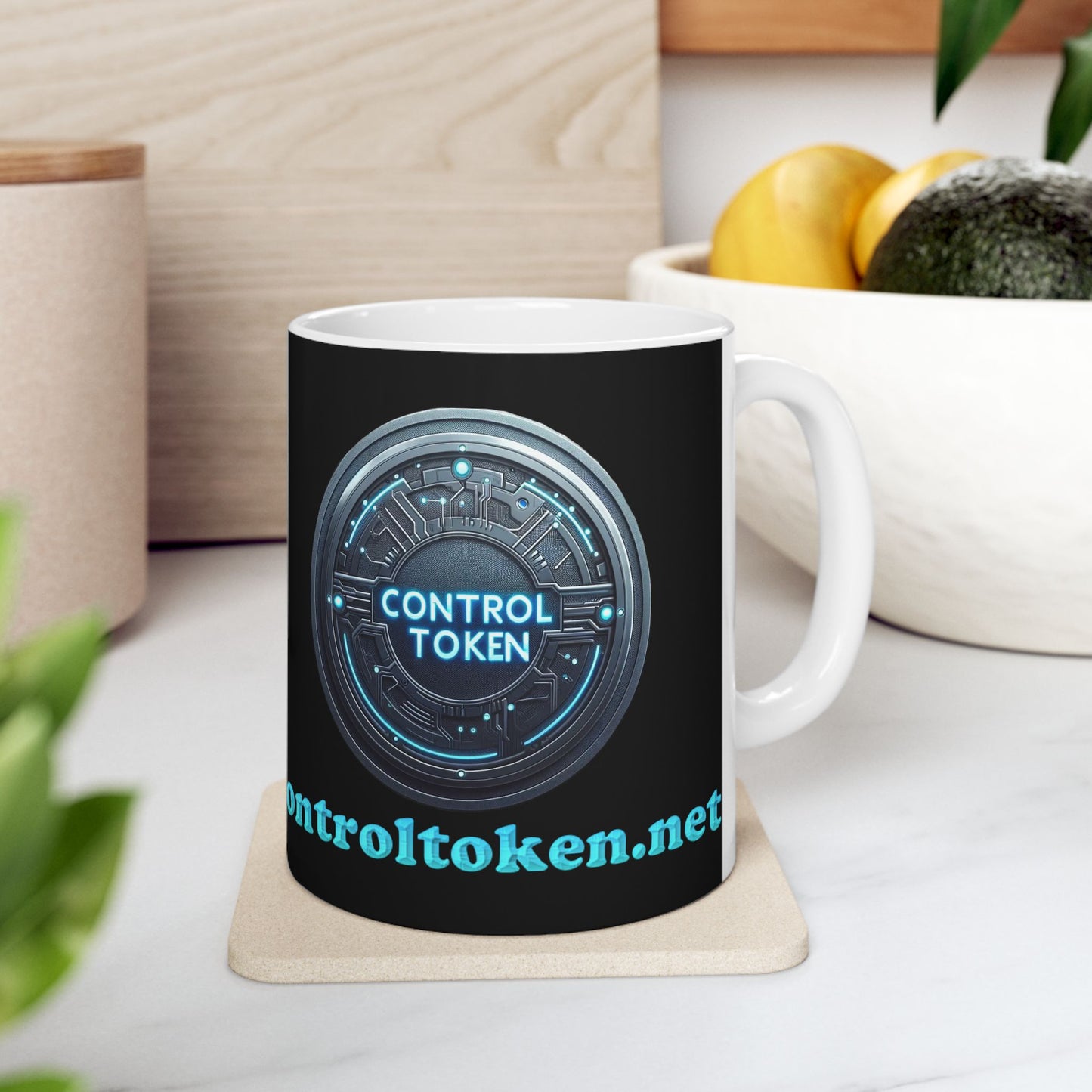 Control Token Mug, (11oz)