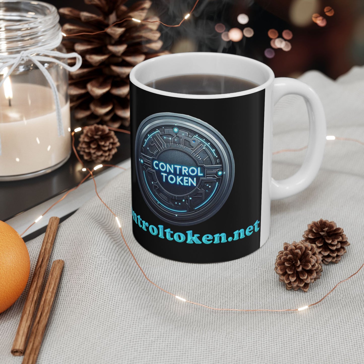Control Token Mug, (11oz)