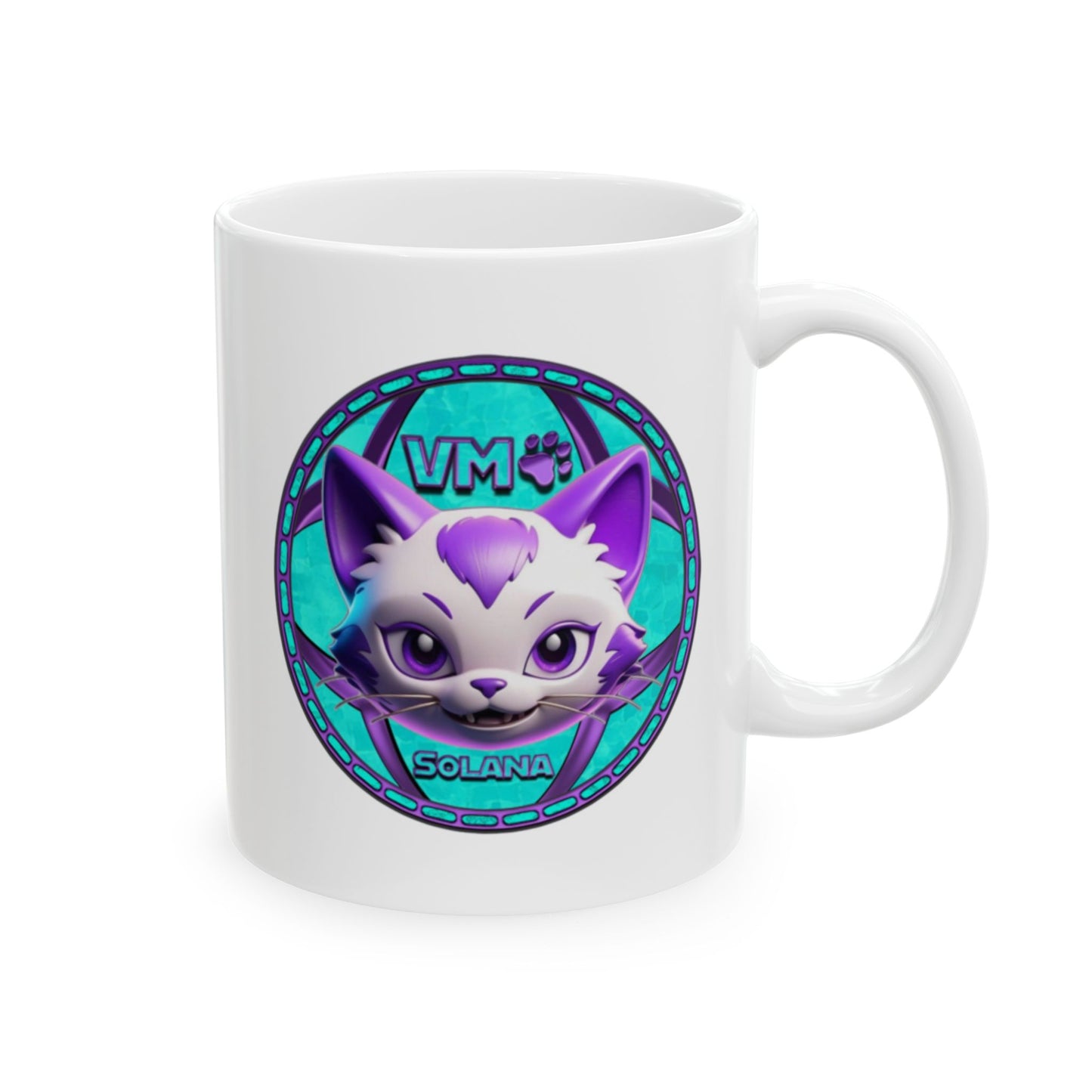 VM Cats Ceramic Mug, (11oz)