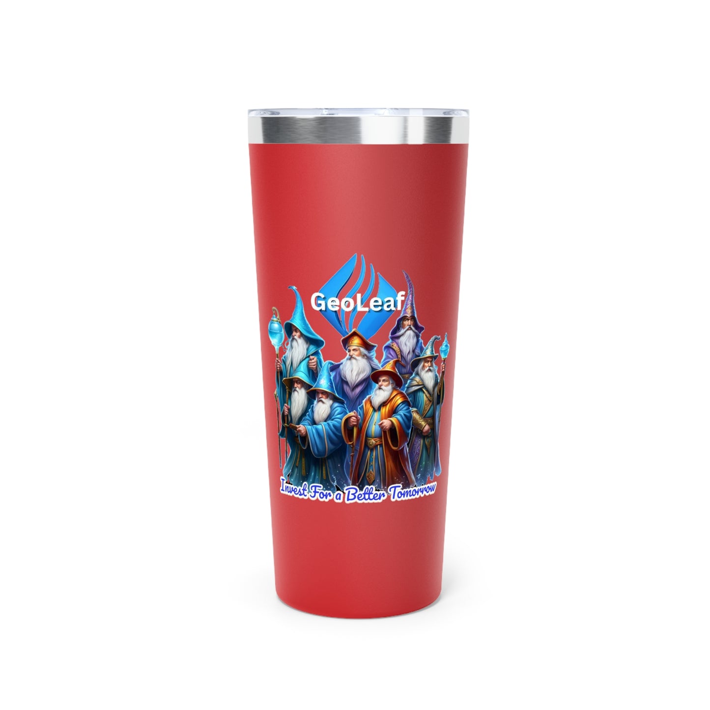 GeoLeaf Token Copper Vacuum Insulated Tumbler, 22oz