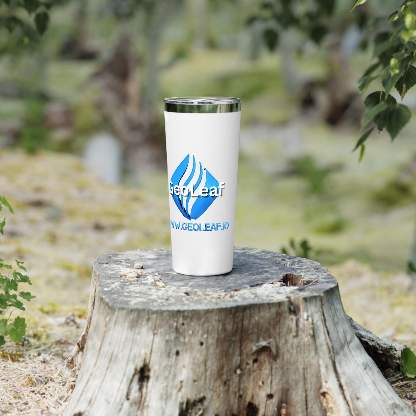 GeoLeaf Token Copper Vacuum Insulated Tumbler, 22oz