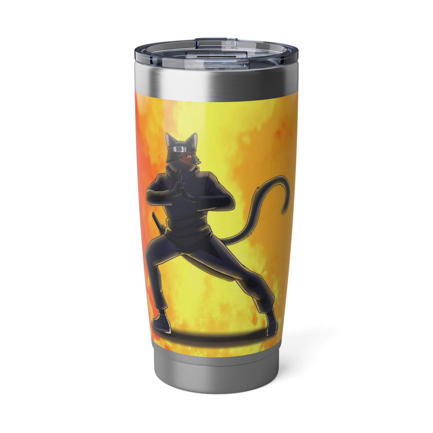 Ninja Cat on Solana 20oz Tumbler