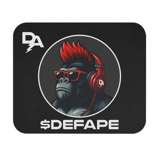 Cool Gorilla Mouse Pad, Gaming Mouse Pad, Desk Accessory, Office Gift, Computer Mouse Mat, Unique Gorilla Design