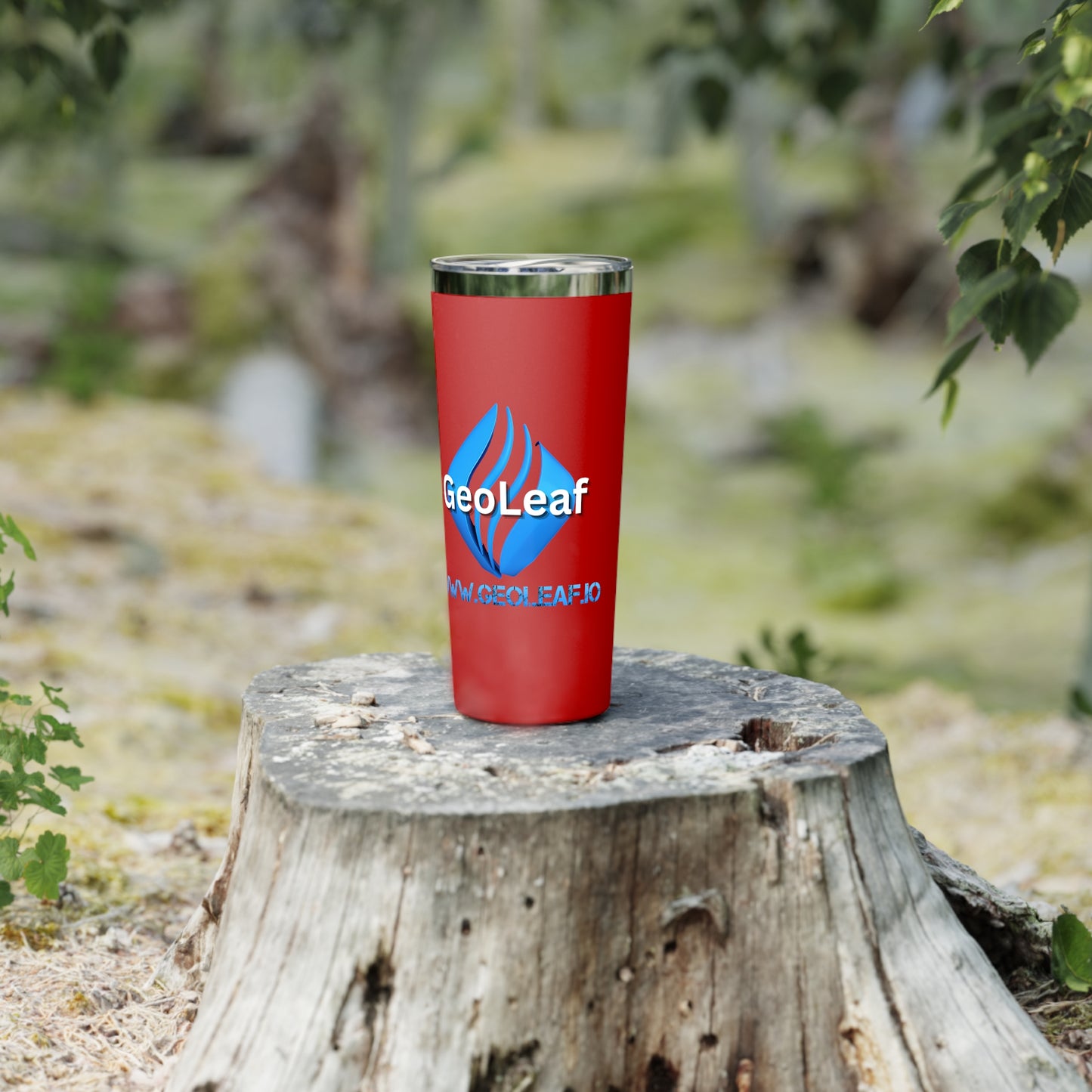 GeoLeaf Token Copper Vacuum Insulated Tumbler, 22oz