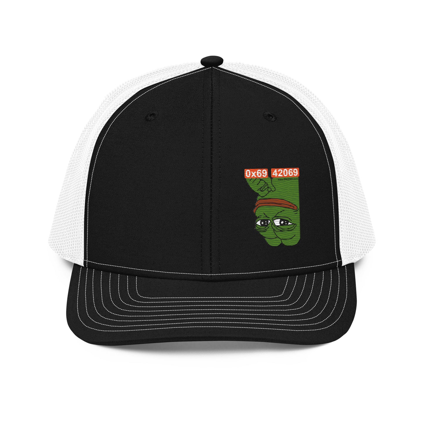 Inverted Pepe Trucker Cap