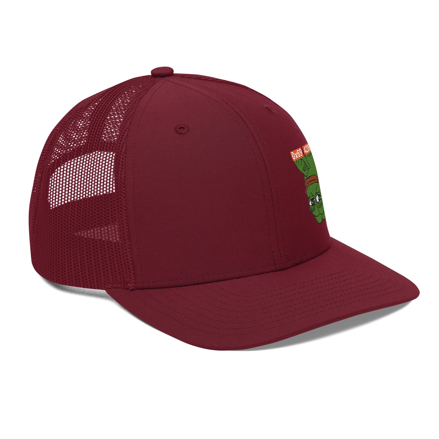 Inverted Pepe Trucker Cap