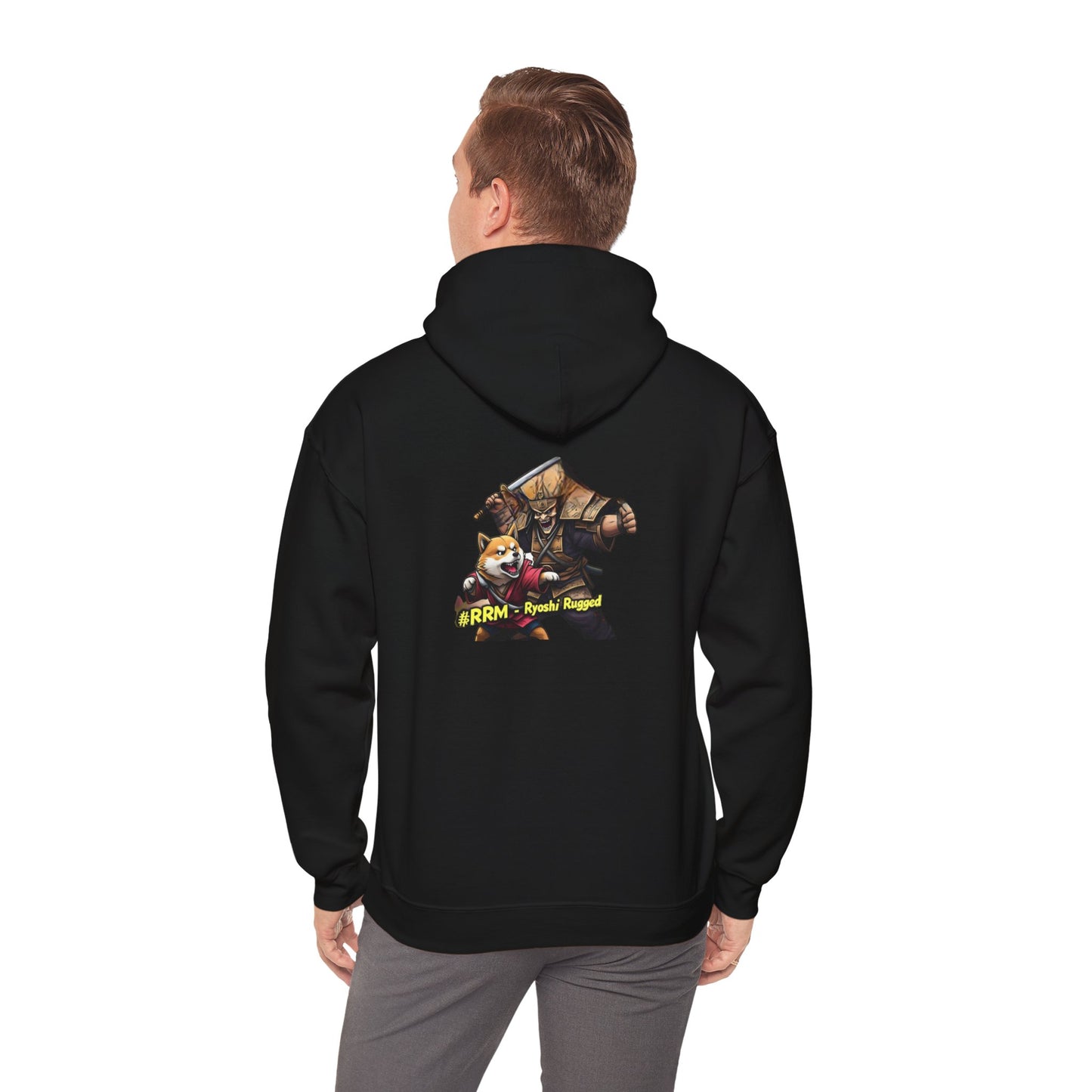 Ryoshi Rugged Me Hooded Sweatshirt - Fun Gaming Design
