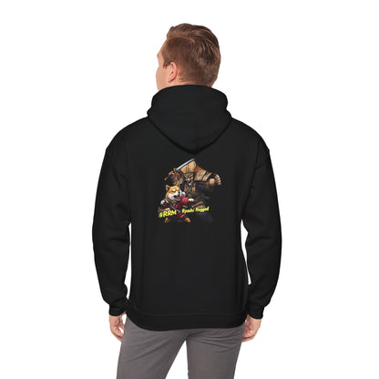 Ryoshi Rugged Me Hooded Sweatshirt - Fun Gaming Design
