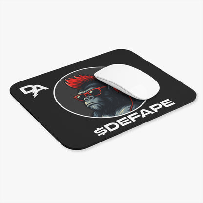 Cool Gorilla Mouse Pad, Gaming Mouse Pad, Desk Accessory, Office Gift, Computer Mouse Mat, Unique Gorilla Design
