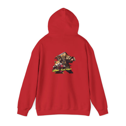 Ryoshi Rugged Me Hooded Sweatshirt - Fun Gaming Design