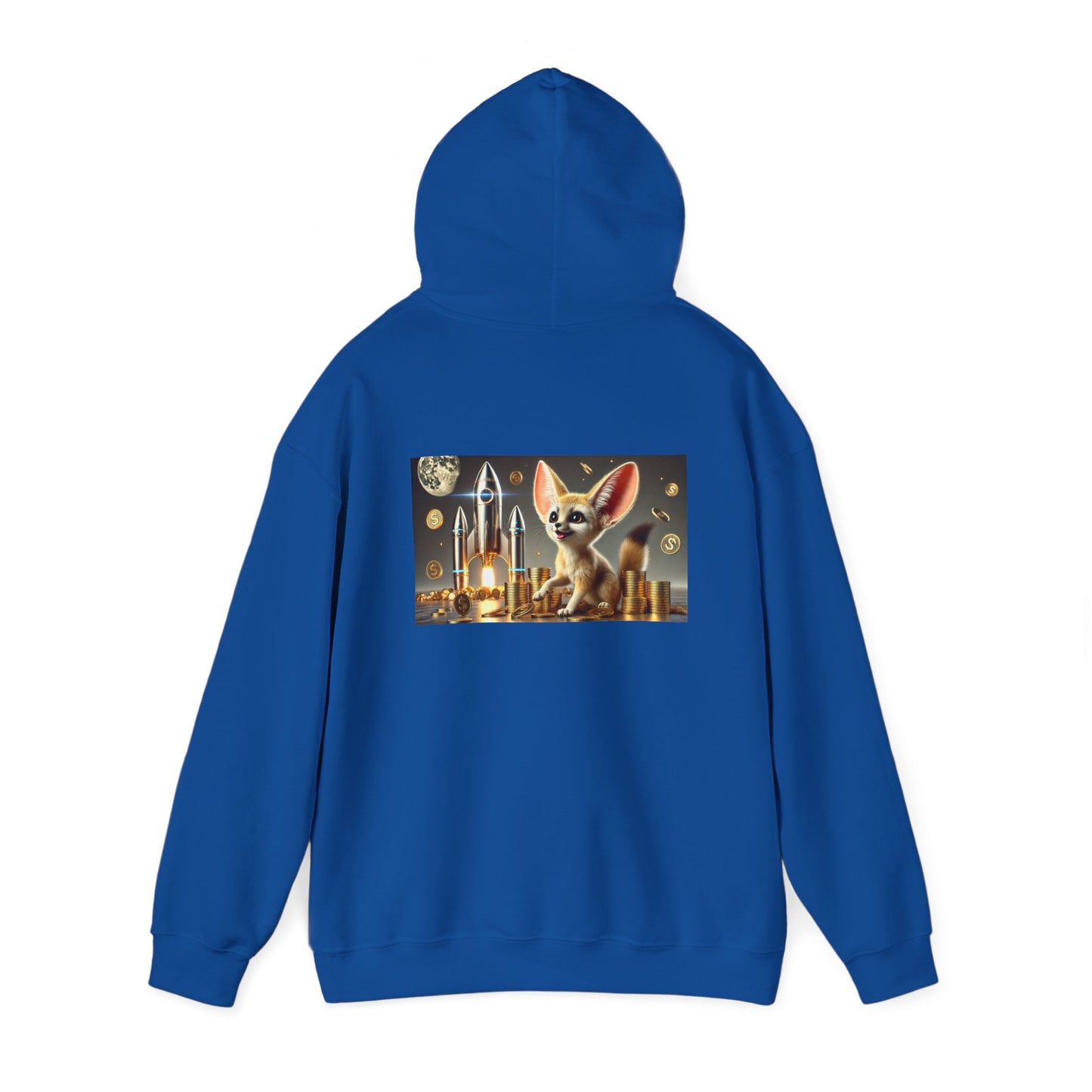 Fennec Fox on Sol Hooded Sweatshirt