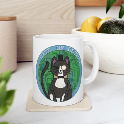 Cats of Crypto Ceramic Mug, (11oz)