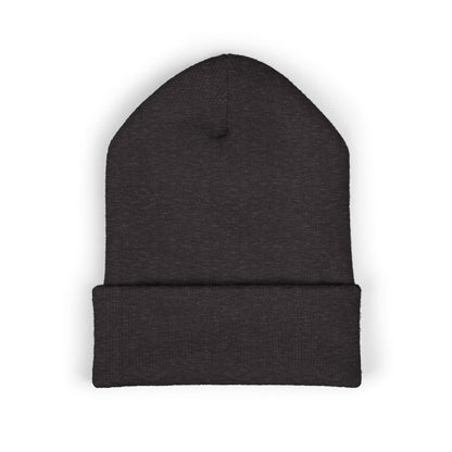 Classic Cuffed Beanie - Cozy Winter Accessory, Embroidered Fashion Hat, Unisex Gift for Holidays, Warm Beanie for Everyday Use