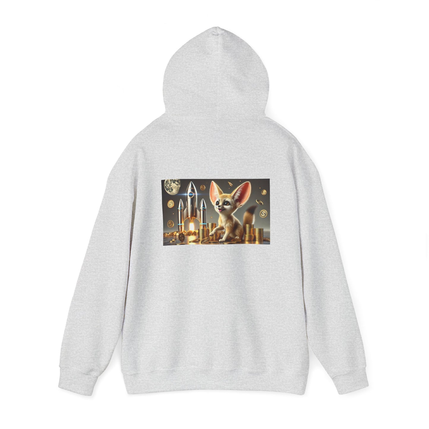 Fennec Fox on Sol Hooded Sweatshirt
