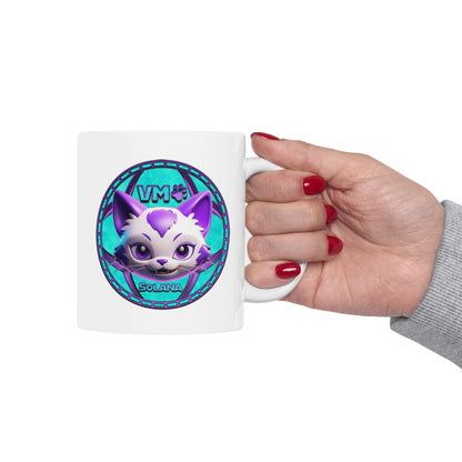 VM Cats Ceramic Mug, (11oz)