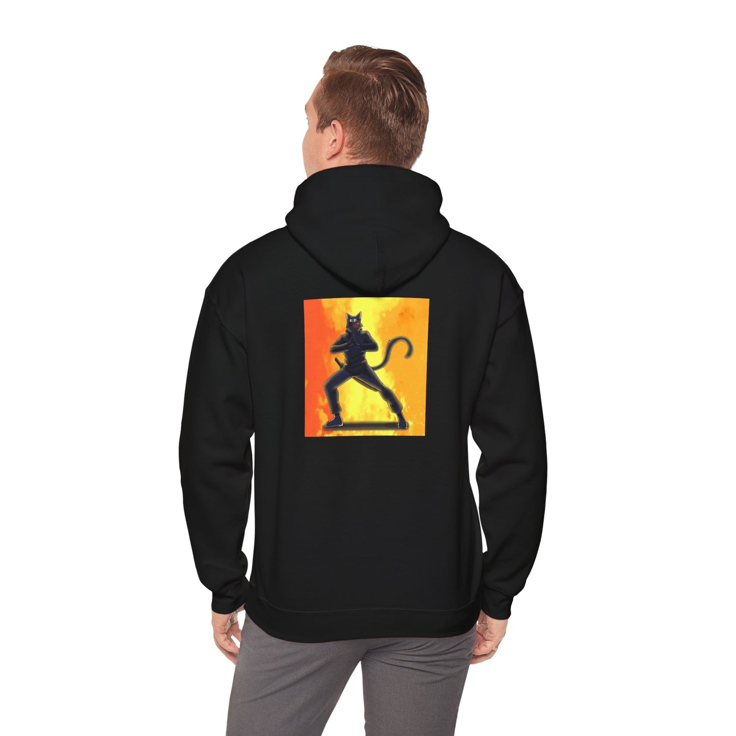 Ninja Cat Hooded Sweatshirt