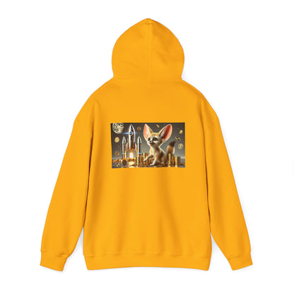 Fennec Fox on Sol Hooded Sweatshirt