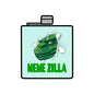 MemeZilla Stainless Steel Flask, 6oz