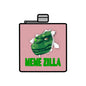 MemeZilla Stainless Steel Flask, 6oz