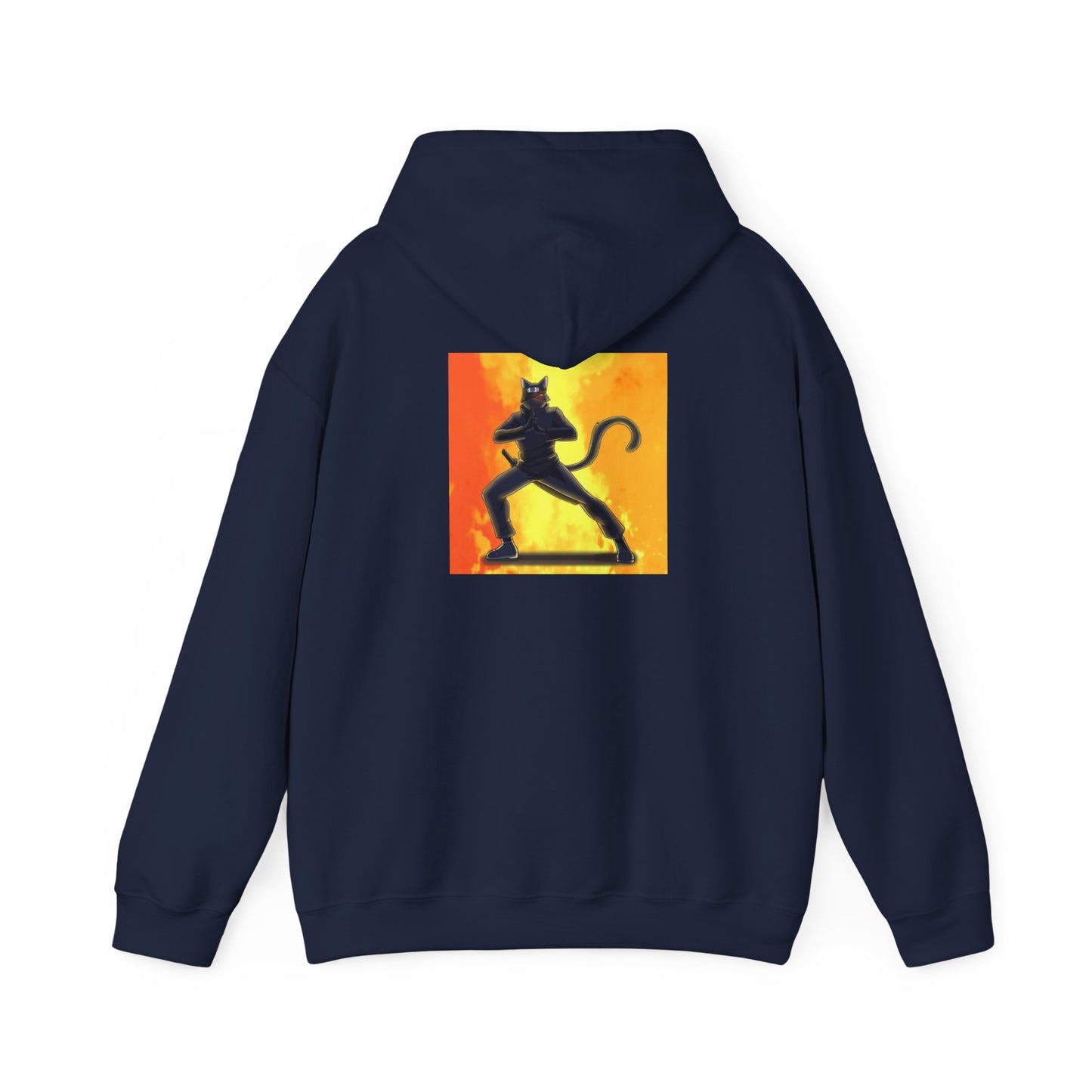 Ninja Cat Hooded Sweatshirt