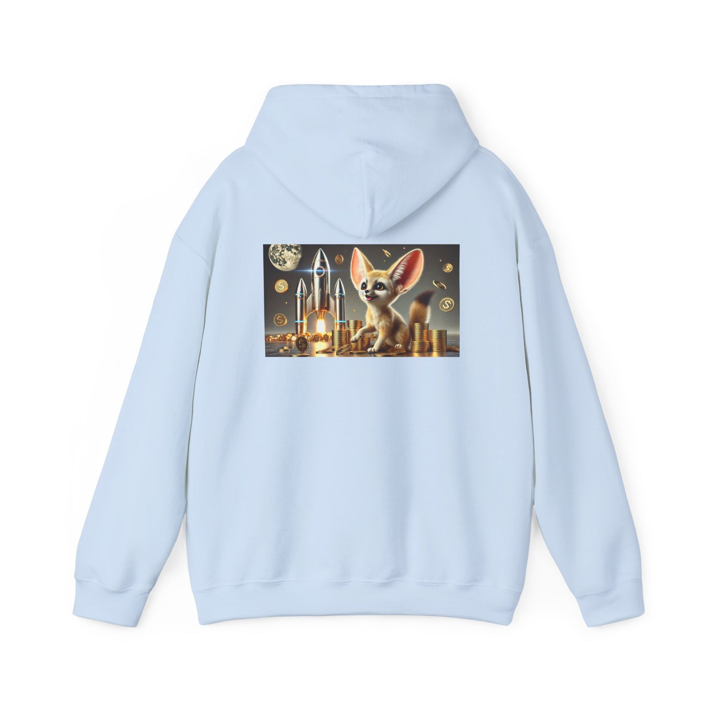 Fennec Fox on Sol Hooded Sweatshirt