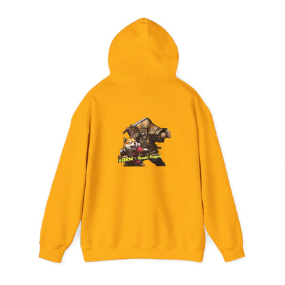 Ryoshi Rugged Me Hooded Sweatshirt - Fun Gaming Design