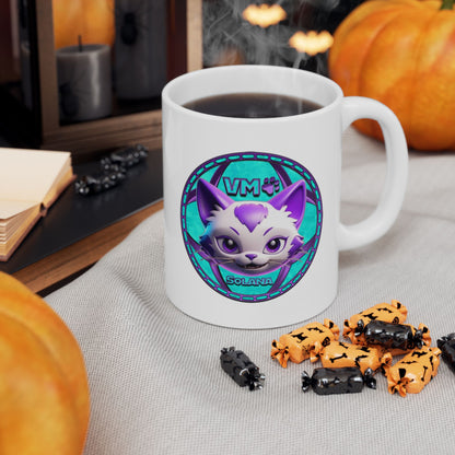 VM Cats Ceramic Mug, (11oz)