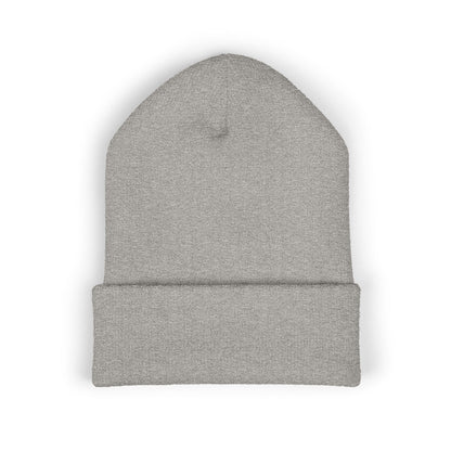 Classic Cuffed Beanie - Cozy Winter Accessory, Embroidered Fashion Hat, Unisex Gift for Holidays, Warm Beanie for Everyday Use