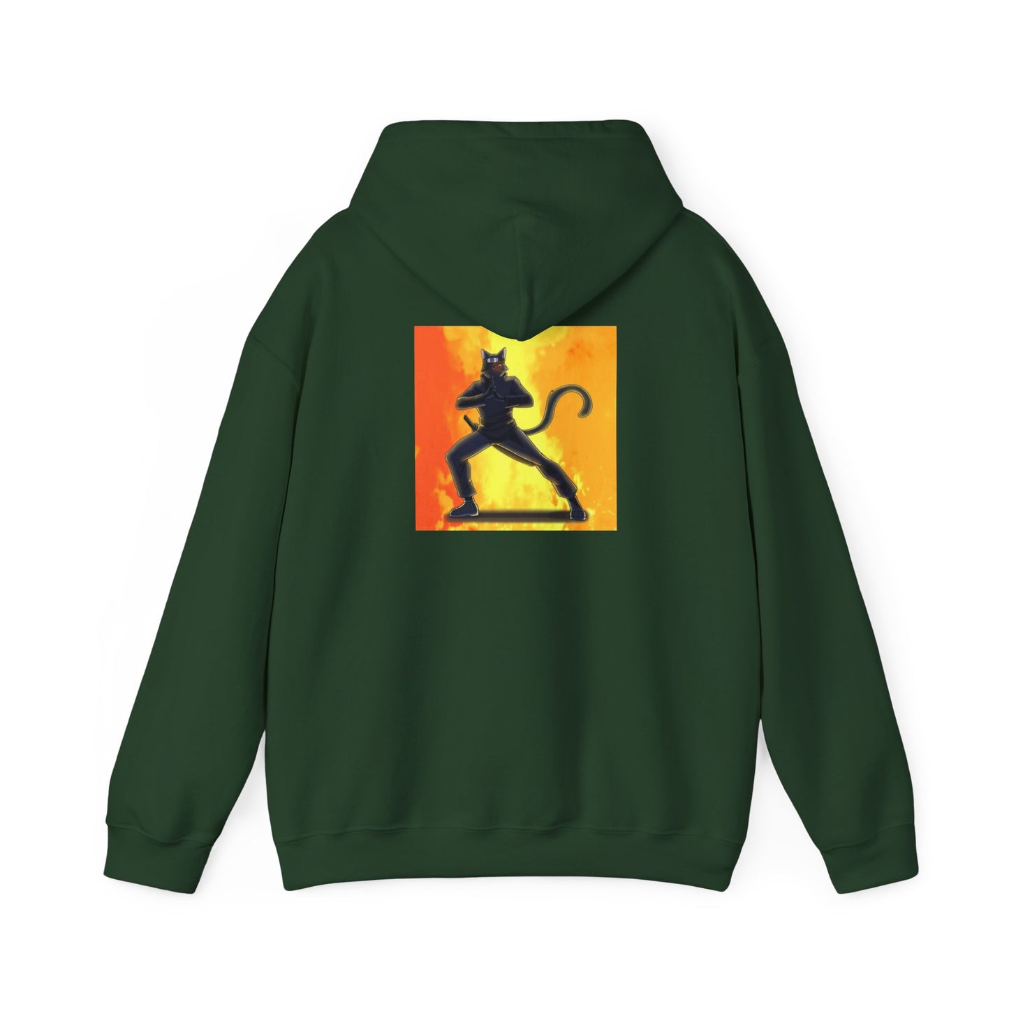 Ninja Cat Hooded Sweatshirt