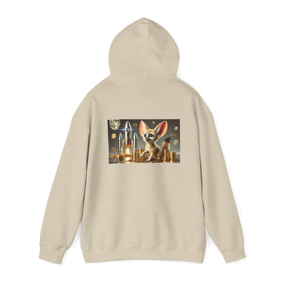 Fennec Fox on Sol Hooded Sweatshirt