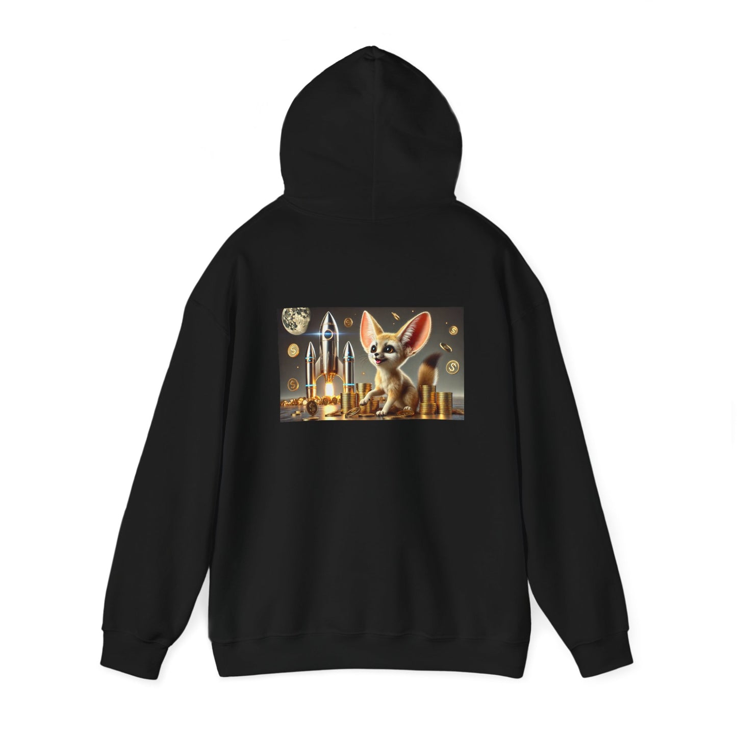 Fennec Fox on Sol Hooded Sweatshirt