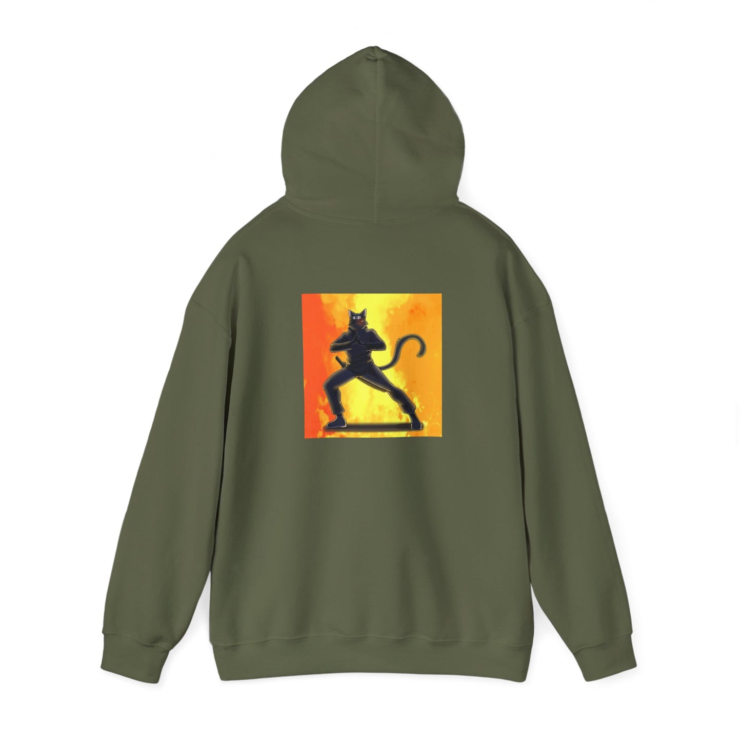Ninja Cat Hooded Sweatshirt