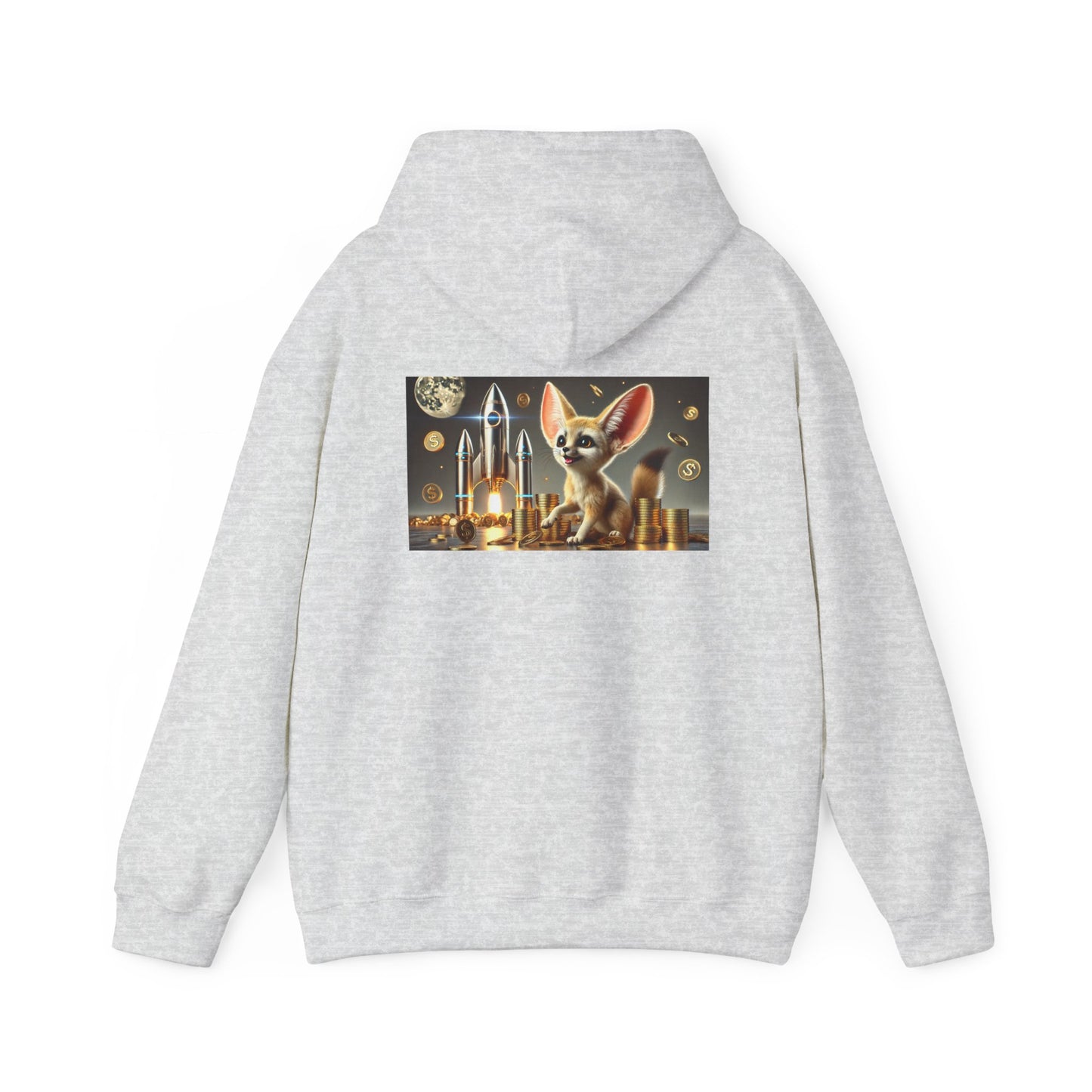 Fennec Fox on Sol Hooded Sweatshirt