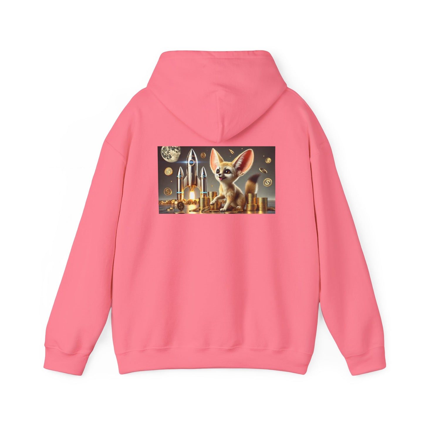 Fennec Fox on Sol Hooded Sweatshirt