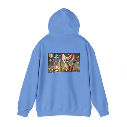 Fennec Fox on Sol Hooded Sweatshirt