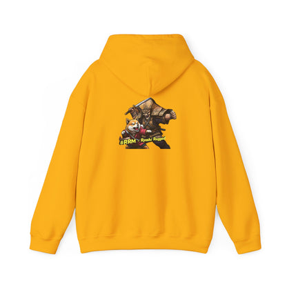 Ryoshi Rugged Me Hooded Sweatshirt - Fun Gaming Design