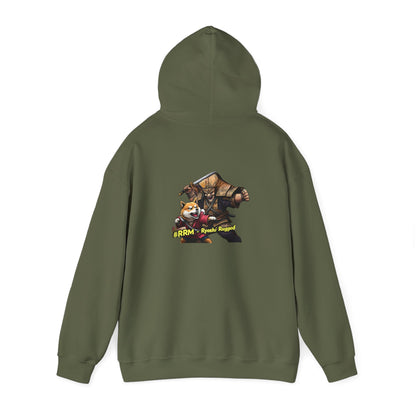 Ryoshi Rugged Me Hooded Sweatshirt - Fun Gaming Design