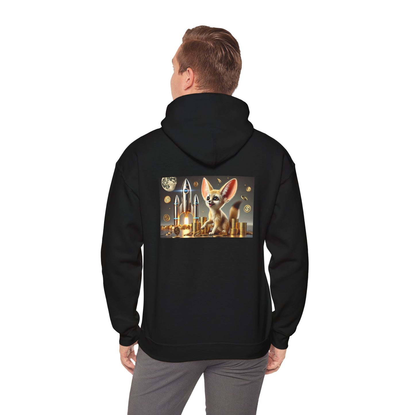 Fennec Fox on Sol Hooded Sweatshirt