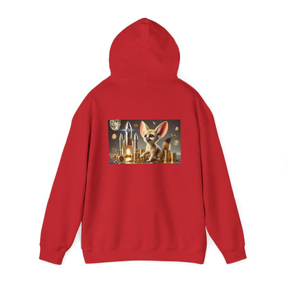 Fennec Fox on Sol Hooded Sweatshirt