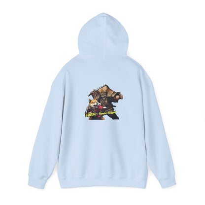 Ryoshi Rugged Me Hooded Sweatshirt - Fun Gaming Design