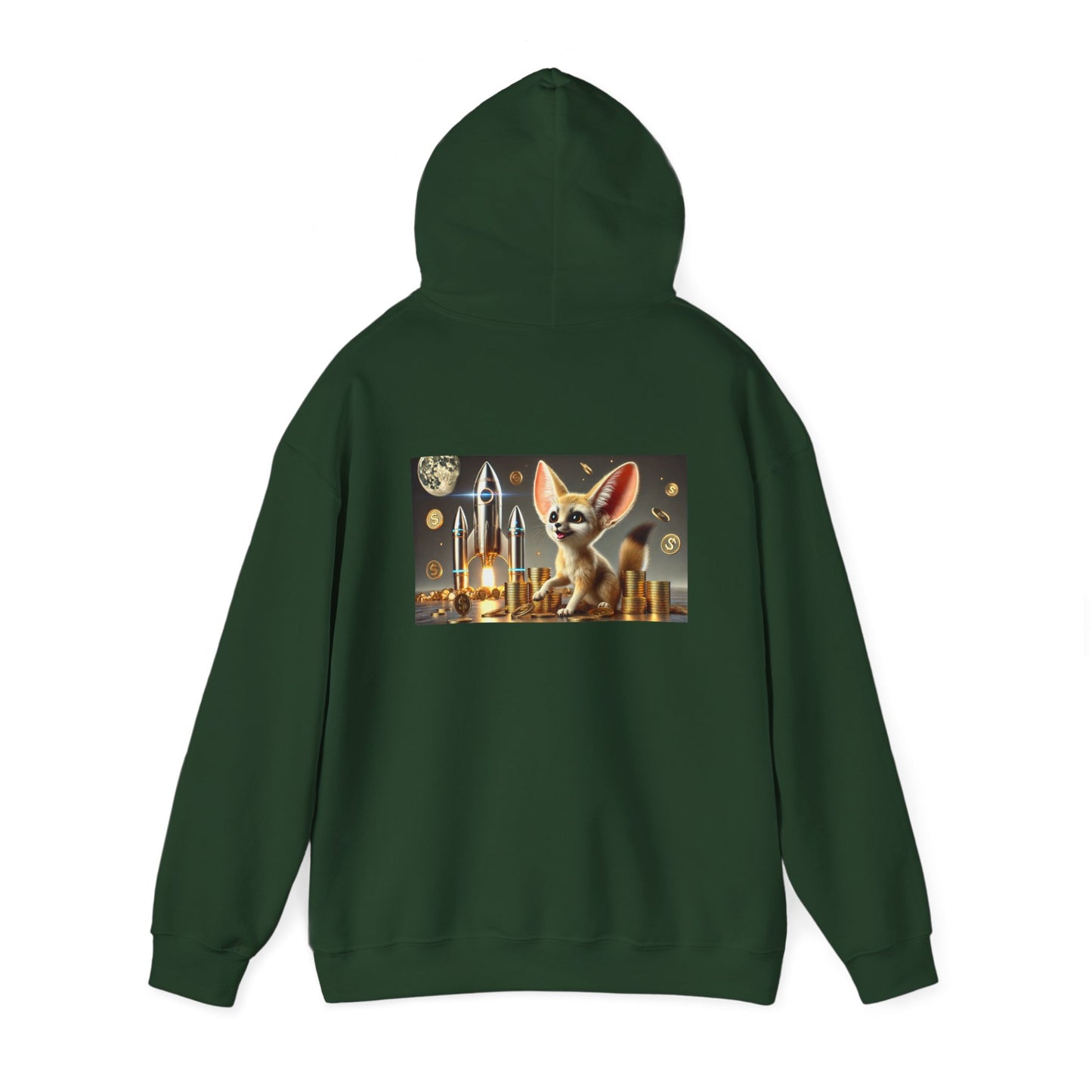 Fennec Fox on Sol Hooded Sweatshirt